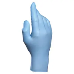 Перчатки нитриловые MAPA Solo 997, хлорированные, неопудренные, КОМПЛЕКТ 50 пар, размер 7 (S), синие, фото 1