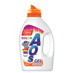 Средство для стирки жидкое автомат 1,3л AOS Color, гель-концентрат, 634-3, фото 1