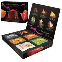 Чай CURTIS (Кёртис) &quot;Dessert Tea Collection&quot;, набор 30 пакетиков, ассорти (6 вкусов по 5 пакетиков), 58,5 г, 514375, фото 1