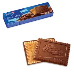 Печенье BAHLSEN (Бальзен) &quot;Choco Leibniz Milk&quot;, сливочное в молочном шоколаде, 125 г, 4386, фото 1