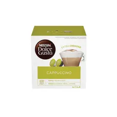 Капсулы для кофемашин NESCAFE Dolce Gusto Cappuccino, натуральный кофе 8 шт. х 8 г, молочные капсулы 8 шт. х 17 г, 5219849, фото 1