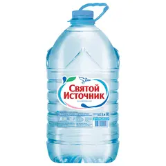 Вода негазированная питьевая &quot;Святой источник&quot;, 5 л, пластиковая бутыль, фото 1