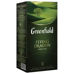 Чай GREENFIELD (Гринфилд) &quot;Flying Dragon&quot;, зеленый, 25 пакетиков в конвертах по 2 г, фото 1