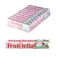 Жевательная конфета FRUITTELLA (Фруттелла) &quot;Клубничный йогурт&quot;, 41 г, 86785, фото 1