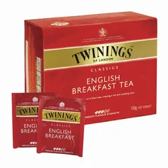Чай TWININGS (Твайнингс) &quot;English Breakfast&quot;, черный, 50 пакетиков, F12395, фото 1