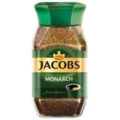 Кофе растворимый JACOBS MONARCH, сублимированный, 190 г, в стеклянной банке, 11233, фото 1