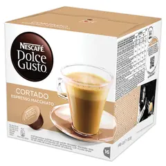 Капсулы для кофемашин NESCAFE Dolce Gusto &quot;Cortado&quot;, натуральный кофе эспрессо с молоком, 16 шт. х 6 г, 12121894, фото 1