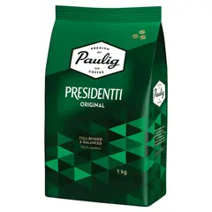 Кофе в зернах PAULIG (Паулиг) &quot;Presidentti Original&quot;, натуральный, 1000 г, вакуумная упаковка, 16975, фото 1