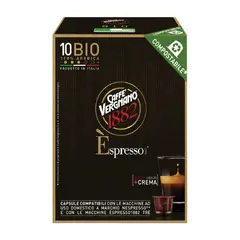 Капсулы для кофемашин NESPRESSO, Bio 100% Arabica, натуральный кофе, 10 шт. х 5 г, VERGNANO, 8001800005549, фото 1