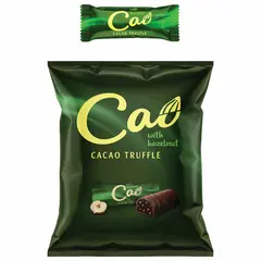 Конфеты шоколадные CAO с трюфельным вкусом и дробленым фундуком, 1 кг, ПР6988, фото 1