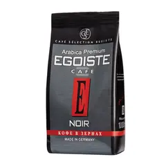Кофе в зернах EGOISTE &quot;Noir&quot;, натуральный, 1000 г, 100% арабика, вакуумная упаковка, 12621, фото 1