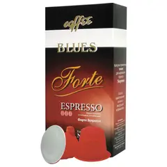 Капсулы для кофемашин NESPRESSO, &quot;Forte&quot;, натуральный кофе, BLUES, 10 шт. х 5 г, 4600696301007, фото 1