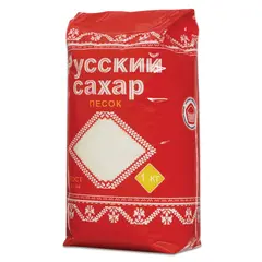 Сахар-песок &quot;Русский&quot;, 1 кг, полиэтиленовая упаковка, фото 1