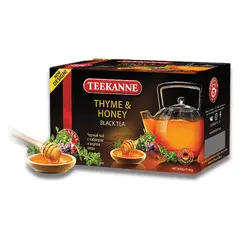 Чай TEEKANNE (Тиканне) &quot;Thyme&amp;Honey&quot;, черный, чабрец/мёд, 20 пакетиков по 2 г, 0306_4550, фото 1