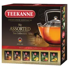 Чай TEEKANNE (Тиканне) &quot;Big Assorted&quot;, 6 вкусов черного и зеленого чая, 24 пакетика, 0306_4815, фото 1