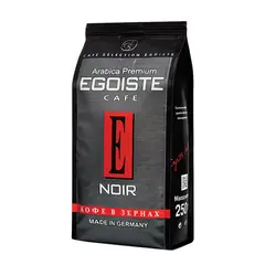 Кофе в зернах EGOISTE &quot;Noir&quot;, натуральный, 250 г, 100% арабика, вакуумная упаковка, 7348, фото 1