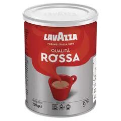 Кофе молотый LAVAZZA (Лавацца) &quot;Qualita Rossa&quot;, натуральный, 250 г, жестяная банка, 3593, фото 1