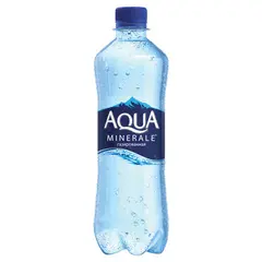 Вода ГАЗИРОВАННАЯ питьевая AQUA MINERALE (Аква Минерале), 0,5 л, пластиковая бутылка, 340038169, фото 1