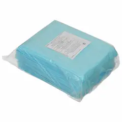 Простыни ГЕКСА нестерильные, комплект 10 шт., 70х200 см, спанбонд ламинированный 40 г/м2, голубые, фото 1