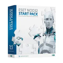 Антивирус ESET NOD32 &quot;Start pack&quot;, базовый комплект, 1 ПК на 1 год, бокс, ASP-NS(BOX)-1-1, фото 1