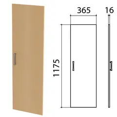 Дверь ЛДСП средняя &quot;Монолит&quot;, 365х16х1175 мм, цвет бук бавария, ДМ42.1, фото 1