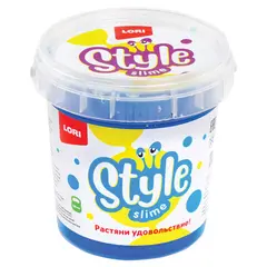 Слайм Style Slime классический &quot;Лазурный с ароматом тутти-фрутти&quot;, 150 мл, LORI, Сл-004, фото 1