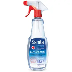 Жидкость антисептическая Sanita &quot;Protect&quot;, 500 мл, спрей с триггером, фото 1
