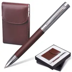Набор GALANT &quot;Prestige Collection&quot;: ручка, визитница, темно-коричневый, подарочная коробка, 141372, фото 1