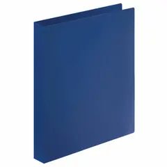Папка на 4 кольцах STAFF, 30 мм, синяя, до 250 листов, 0,5 мм, 229218, фото 1
