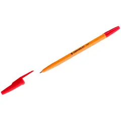 Ручка шариковая Corvina &quot;51 Vintage&quot; красная, 1,0мм, желтый корпус, фото 1