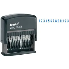 Нумератор автоматический Trodat 48313, 42*3,8мм, 13 разрядов, пластик, фото 1