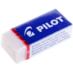 Ластик Pilot, прямоугольный, винил, картонный футляр, 42*18*11мм, фото 1