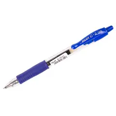 Ручка гелевая автоматическая Pilot &quot;G-2&quot; синяя, 0,5мм, грип, фото 1