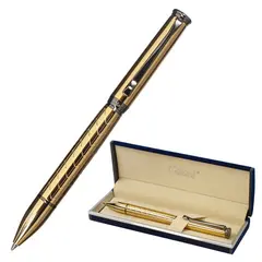 Ручка подарочная шариковая GALANT MALBRETT, корпус золот., детали оруж. металл, 0,7мм, синяя, 143502, фото 1