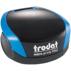 Оснастка для печати карманная Trodat Micro Printy, Ø42мм, пластмассовая, синяя (163187), фото 1