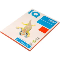 Бумага IQ &quot;Color intensive&quot; А4, 80г/м2, 100л. (кораллово-красный), фото 1