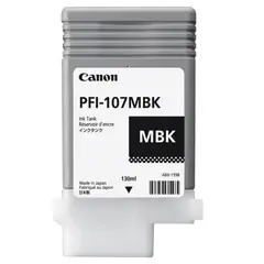 Картридж струйный CANON (PFI-107MBK) PF680/685/780/785, матовый, черный, оригинальный, 130 мл, 6704B001, фото 1