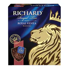 Чай RICHARD &quot;Royal Earl Grey&quot;, черный с бергамотом, 100 пакетиков по 2 г, 610250, фото 1