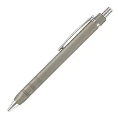 Ручка бизнес-класса шариковая BRAUBERG Opus, СИНЯЯ, корпус серый с хромом, линия 0,5м, 143493, фото 1