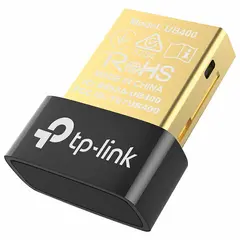 Сетевой адаптер Bluetooth TP-LINK UB400, USB 2.0, v4.0, 10м, черный, фото 1