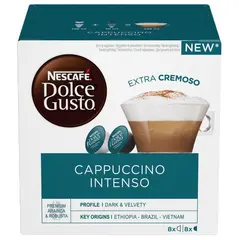 Капсулы для кофемашин NESCAFE Dolce Gusto &quot;Cappuccino Intenso&quot;, 16шт*12г, ш/к 72643, 12385105, фото 1
