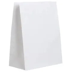 Крафт пакет бумажный БЕЛЫЙ 22х12х29см, плотность 65г/м2, 606866, фото 1