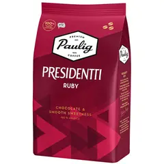 Кофе в зернах Paulig &quot;Presidentti Ruby&quot;, вакуумный пакет, 1кг, фото 1