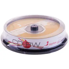 Диск CD-RW 700Mb Smart Track 4-12x Cake Box (10шт), фото 1