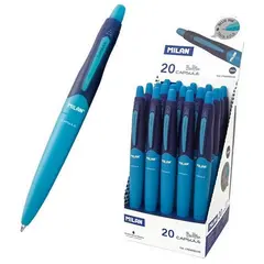 Ручка шариковая автоматическая Milan &quot;Capsule&quot; синий, 1,0мм, фото 1