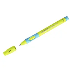 Ручка шариковая Stabilo &quot;LeftRight&quot; для левшей, синяя, 0,8мм, грип, желтый/голубой корпус, фото 1