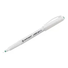 Ручка капиллярная Centropen &quot;Liner 4611&quot; зеленый 0,3мм, трехгранная, фото 1