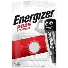Батарейка Energizer CR2025 3V литиевая, 1BL, фото 1