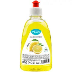 Мыло жидкое Vega &quot;Лимон&quot;, пуш-пул, 300мл, фото 1
