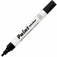 Маркер-краска лаковый (paint marker) ЧЕРНЫЙ CENTROPEN, скошенный наконечник, 1-5 мм, 9100,ш/к 25248, 5 9100 9912, фото 1